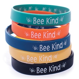 Two-way Wristband Assortment - Bee Kind