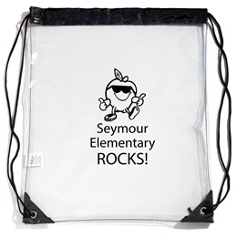 See-Through Drawstring Backpack