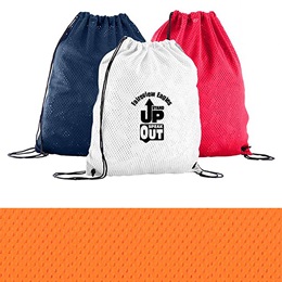 17.5 in x 14.5 in Jersey Mesh Custom Backpack