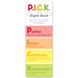 P.I.C.K The Right Book Bookmarks