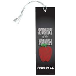 Custom Bookmark - Student of the Month Apple