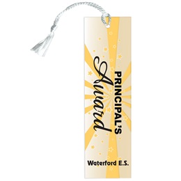 Custom Bookmark - Starburst Principal's Award