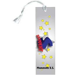 Custom Bookmark - Silver Star Student