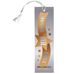 Custom Bookmark - Gold Stars Honor Roll