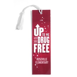Full-color Bookmark - Up to Me to Be Drug Free