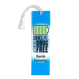 Full-color Bookmark - 100% Me, Totally Drug Free