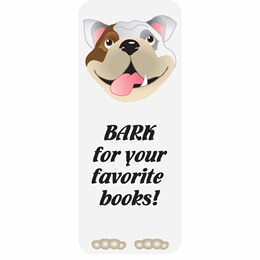 Animal Bookmark - Bulldog