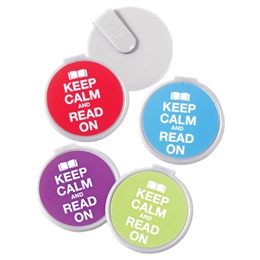 Clip-on Bookmarks - Keep Calm and Read On