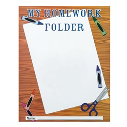 Homework Folder - School Supplies