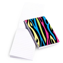 Mini Memo Book - Neon Zebra