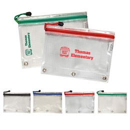 Custom PolyWeave® Zipper Binder Pouch