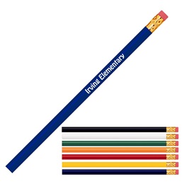 12 "Splatter Matter" Personalized Pencils 