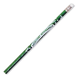 Attendance Pencil - Excellent Attendance Colors