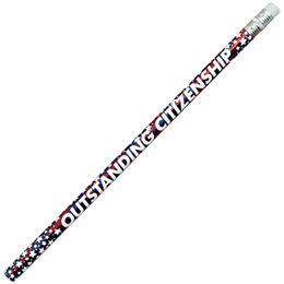 Citizenship Pencil - Outstanding Citizenship Patriotic Stars