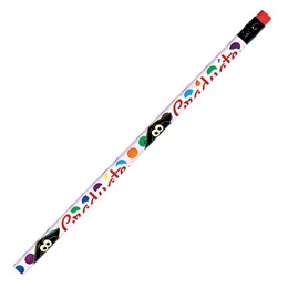 Graduation Pencil - Grad Cap Polka Dot