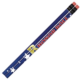 B Honor Roll Pencil With Stars
