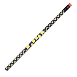 Paw Pride Pencil - Blue and Yellow Paws