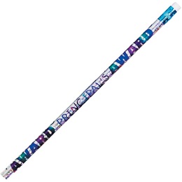 Principal's Award Pencil -  Silver Sparkle