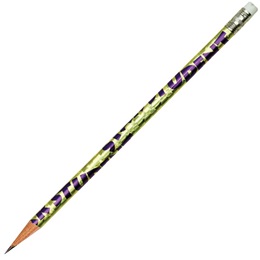 Motivational Pencil - Star Student Gold Holographic