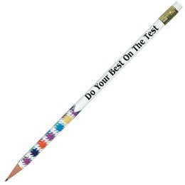 Sharpened Test Taking Pencil - Do Your Best On the Test Splatter Paint
