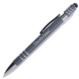 Custom Spin Top Pen with Stylus