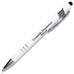 Triple Stripe Soft-touch Custom Stylus Pen