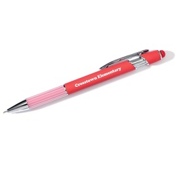 5.75 in Ulimate Comfort Custom Gel Pen with Stylus