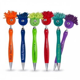 MopTopper™  Spinner Ball Pen with Screen Cleaner