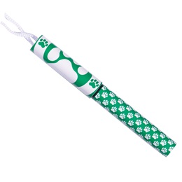 Rope Pen - Green and White Paws