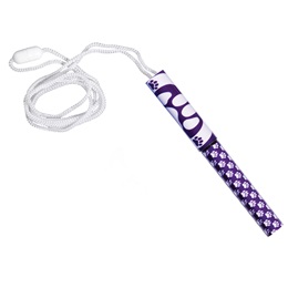 Rope Pen - Purple and White Paws