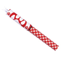Rope Pen - Red and White Paws