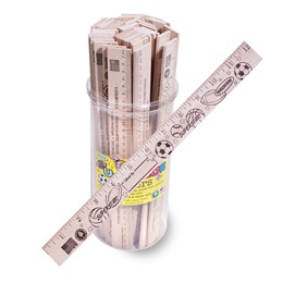 U-Color Rulers - Superstar, 50/pkg