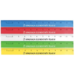 Enamel-coated Custom Wooden Ruler