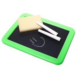 Mini Chalkboard and Eraser Set