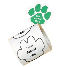 White Paw Custom Stickers