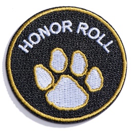 Award Patch - Honor Roll Paw