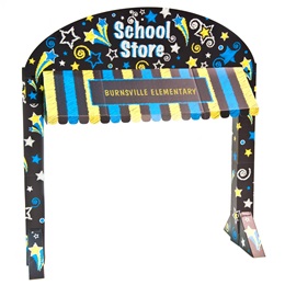 Stars School Store Table Awning Kit - Personalized