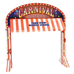 School Carnival Table Awning Kit - Personalized