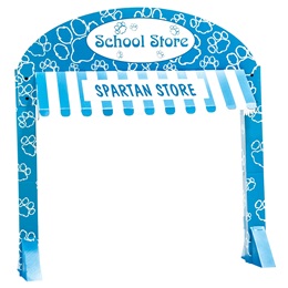 Paw School Store Table Awning Kit - Personalized