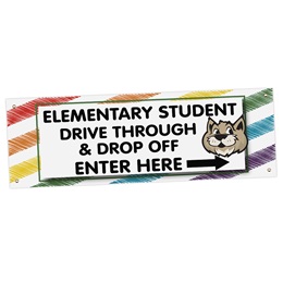 Rainbow Stripes Horizontal Indoor/Outdoor Custom Banners