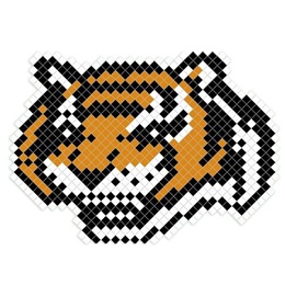 Put-in Cups Fence Decoration Kit - Tiger Head