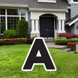 Alphabet Yard Signs - Letter A