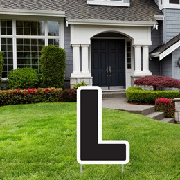 Alphabet Yard Signs - Letter L