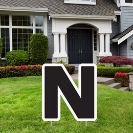 Alphabet Yard Signs - Letter N