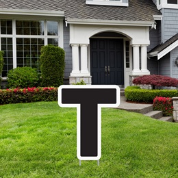 Alphabet Yard Signs - Letter T