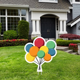 Balloon Bouquet Yard Signs