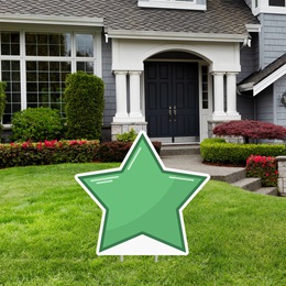 Green Star Yard Signs