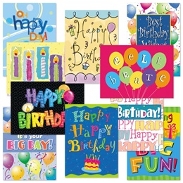 Birthday Card Assortment Pack