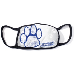 Custom Full-color Face Mask - Paw Print