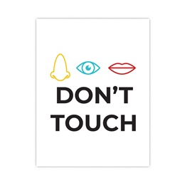 Wall Decal - Don't Touch